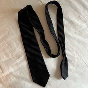 Merona Black Striped Tie